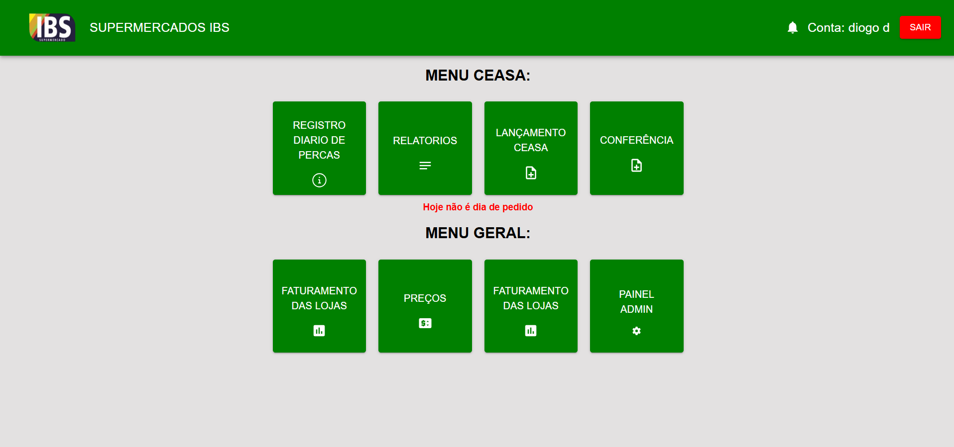 Sistema de Gestão Hortifruti